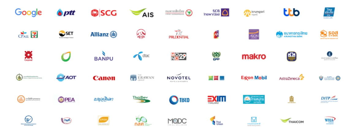 โลโก้องค์กรที่ไว้วางใจให้ eddu ดูแลการพัฒนาทีมงาน